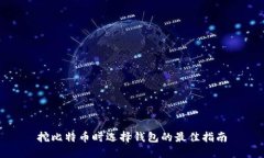挖比特币时选择钱包的最