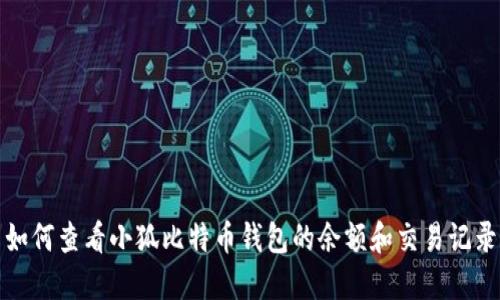 如何查看小狐比特币钱包的余额和交易记录